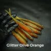 Glitter Olive Orange